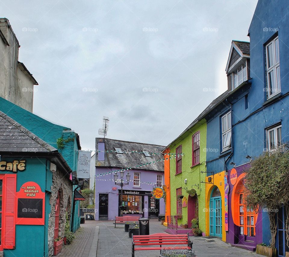 Shopping street Ireland