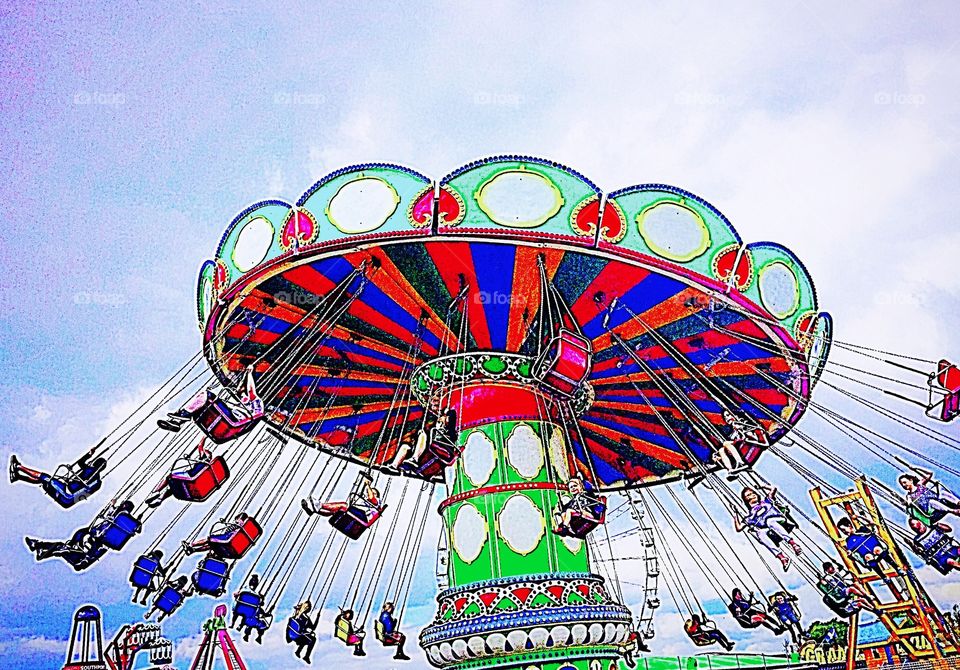 Day out at the funfair 