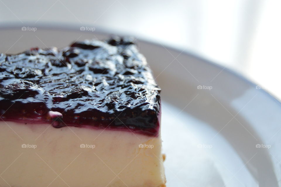 Blueberry cheesecake