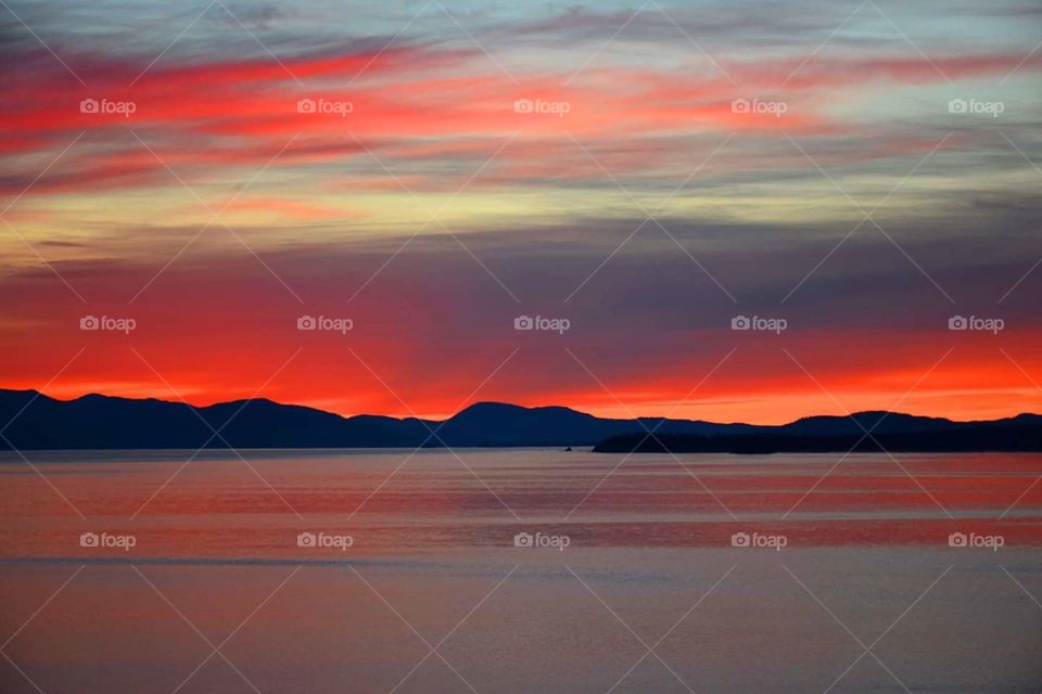 sunset Alaska
