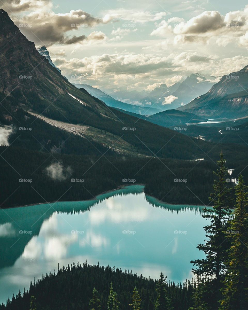 the silent sea and mountain views