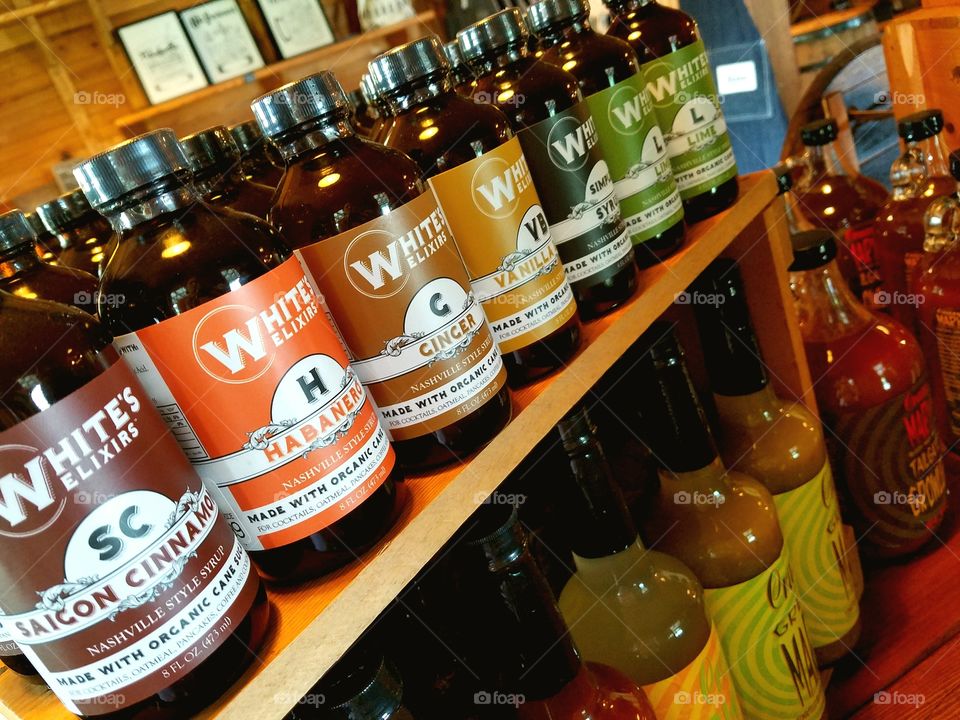 Liquid Spices/Seasoning for Beverages multi color bottles