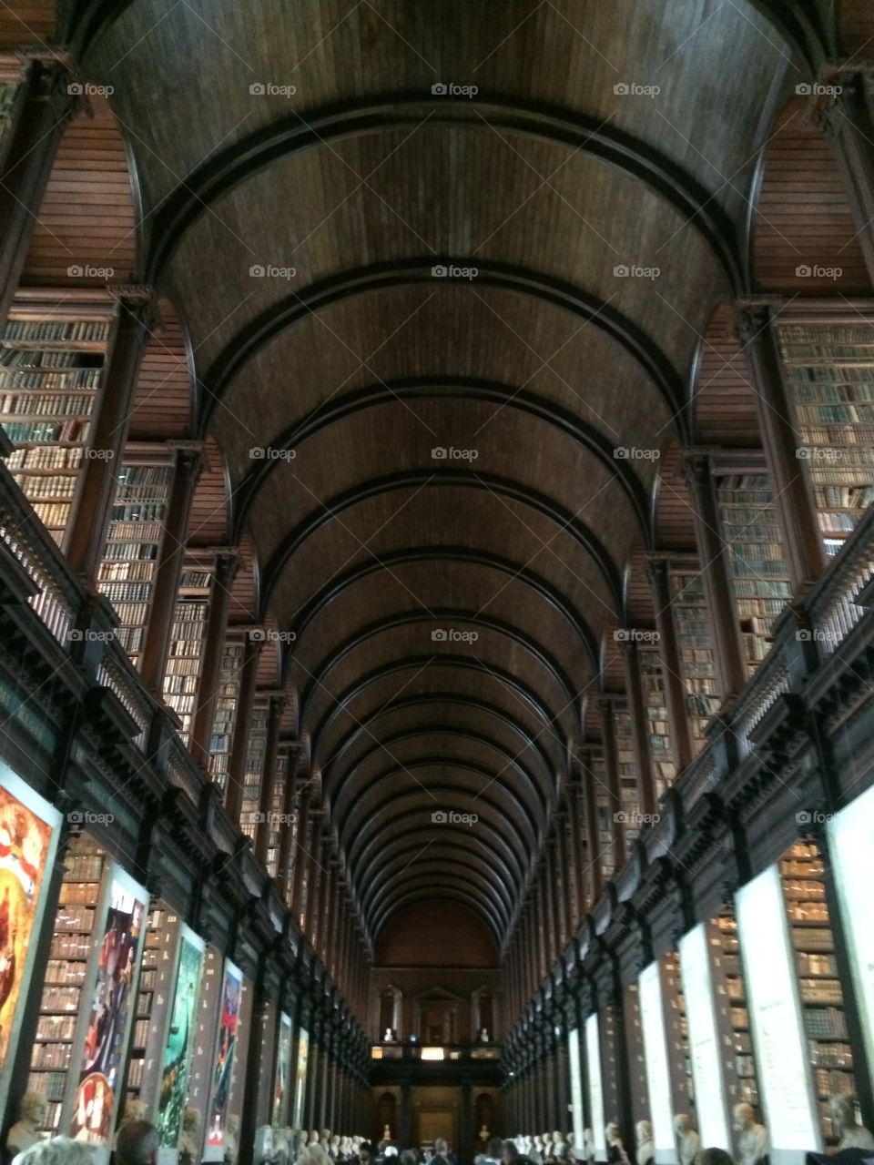 Trinity College. The historic Trinity College Library.