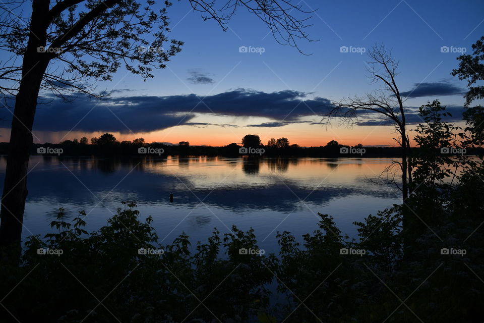 Sunset on the St-Lawrence