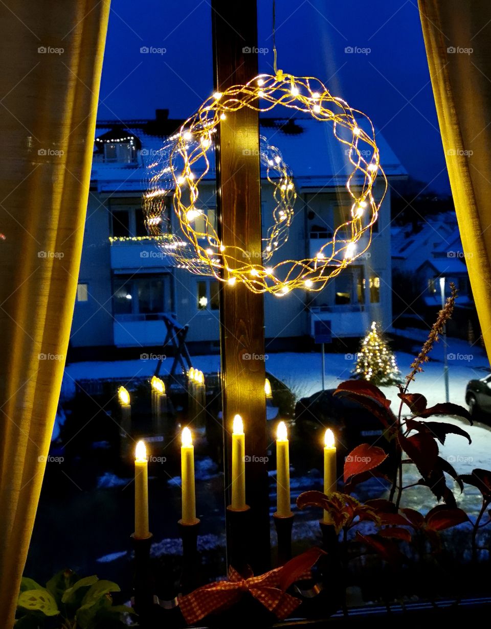 Christmas window