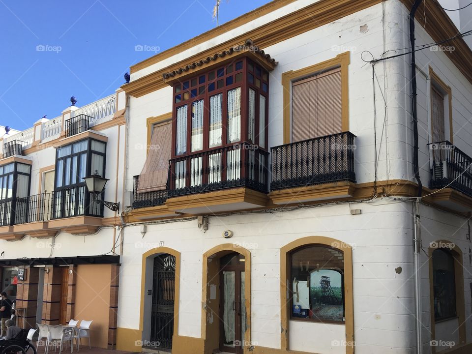 Traditional city house in Andalusia style