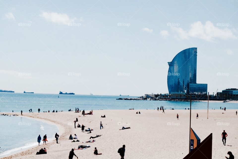 Barcelona beach 