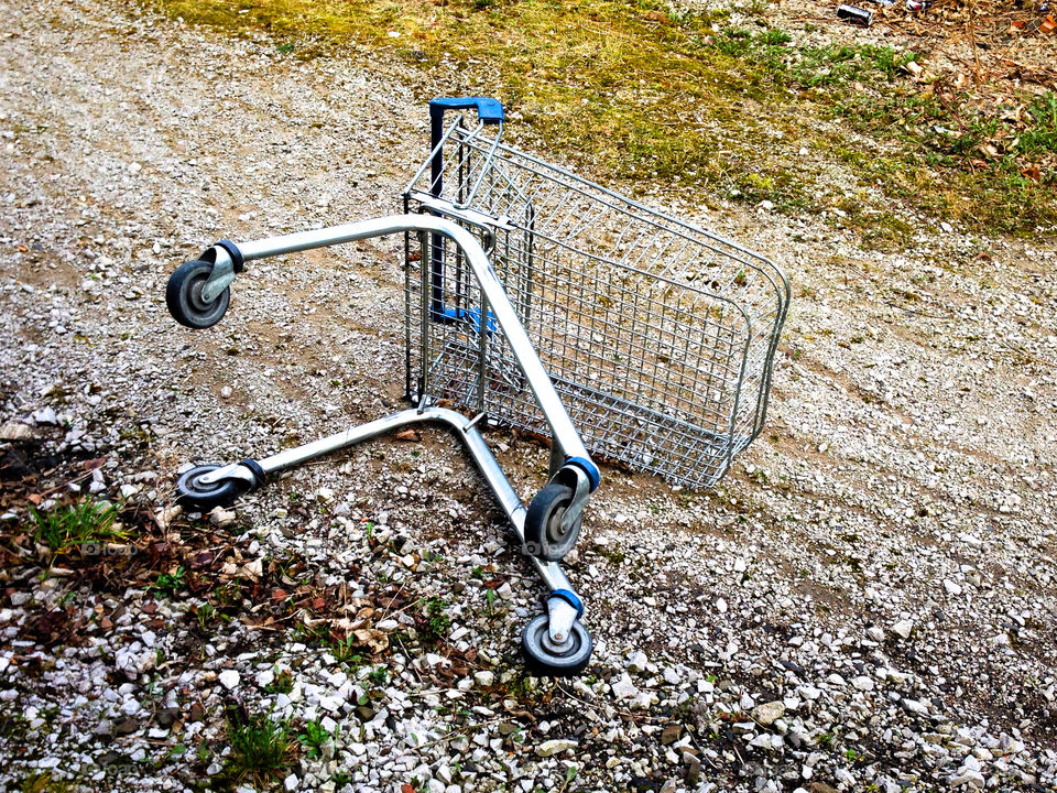 Abandoned trolley