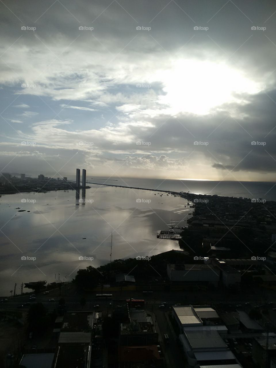 Beautiful view of the city of Recife, Pernambuco, Brazil