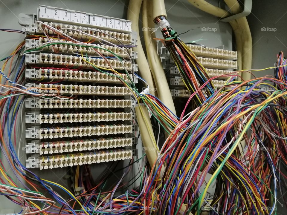 Communication wire and cable.