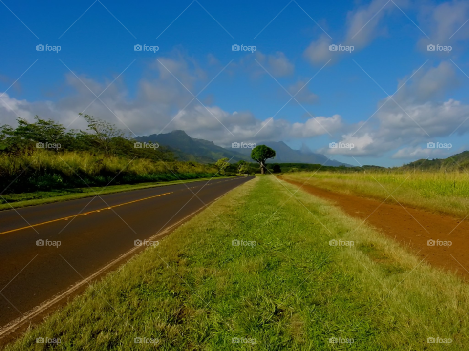 sky nature clouds road by wme