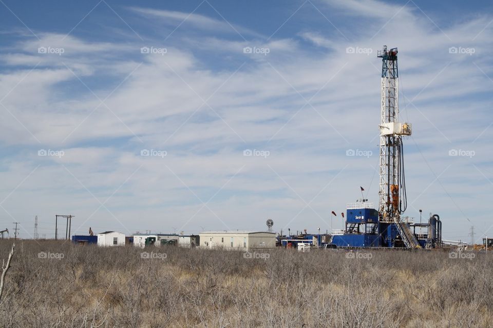Natural Gas Drilling Site