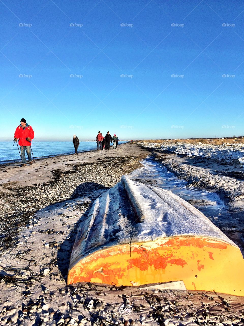 Winter on the beach