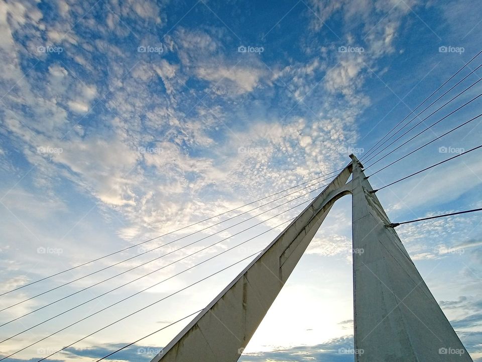 The clouds are as beautiful as a painting