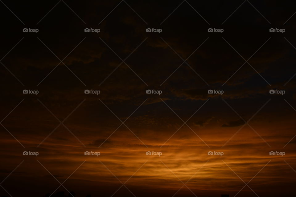 orange sky  at evening4