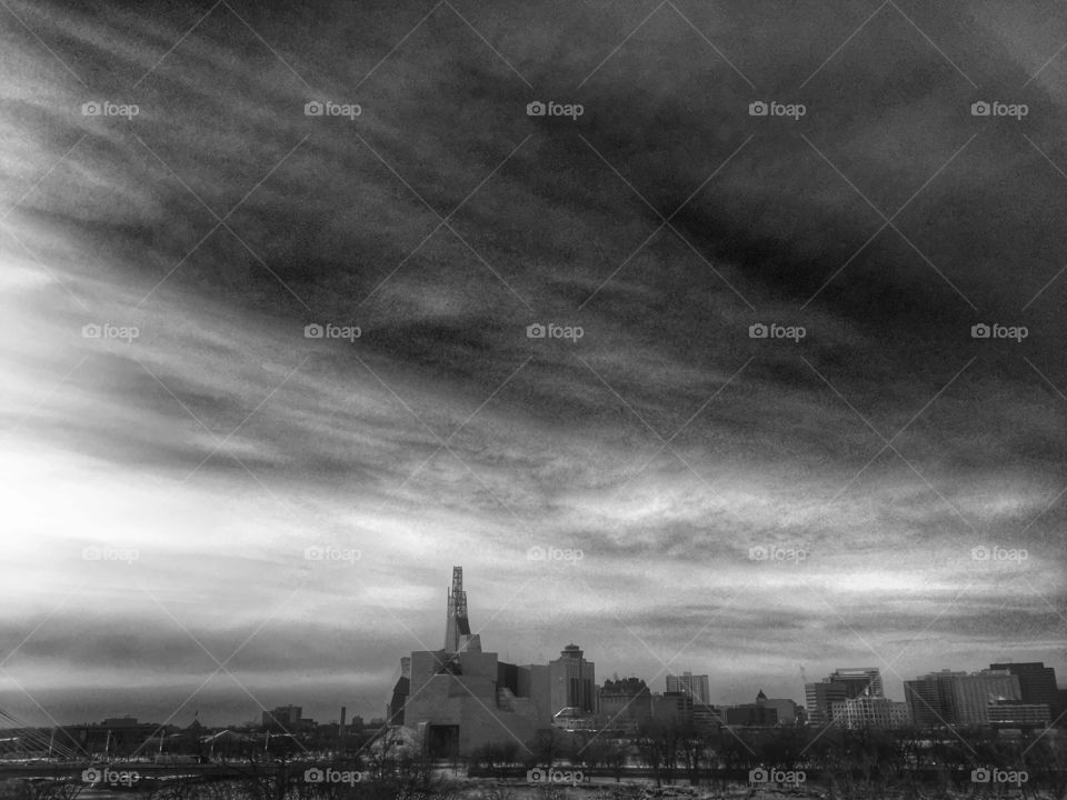 Black and white architecture 