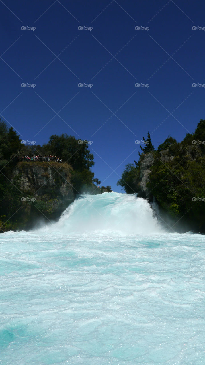 Huka Huka Falls, Lake Taupo, NZ. Feb. 2015