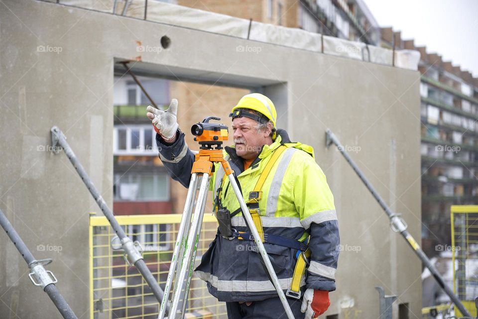 Worker of construction site