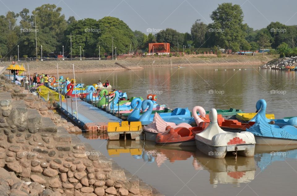 riding boats