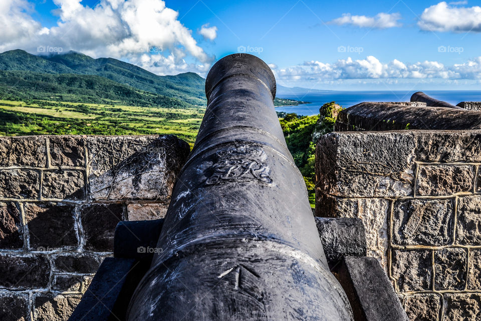 Cannon on St. Kitts. Taken at a historic site on St. Kitts. 