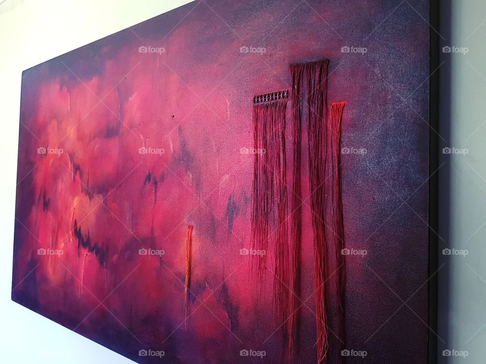 Here is my painting again. It's been fun creating so many different creations from the one masterpiece. Beautiful!.