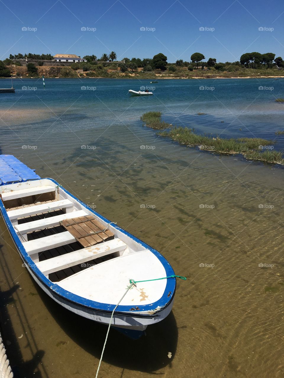 Boat on Ria Formosa