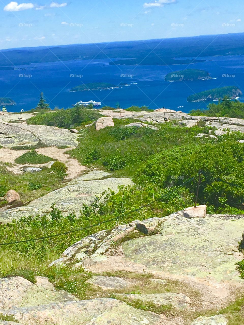 Acadia National Forest, view from Cadillac Mt