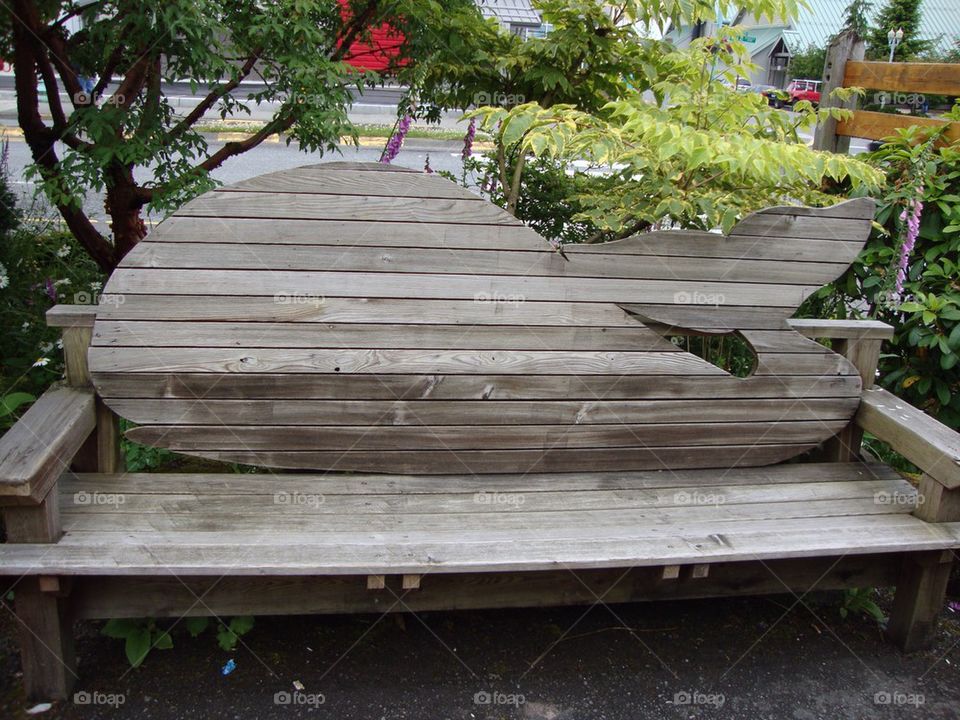 Whale bench