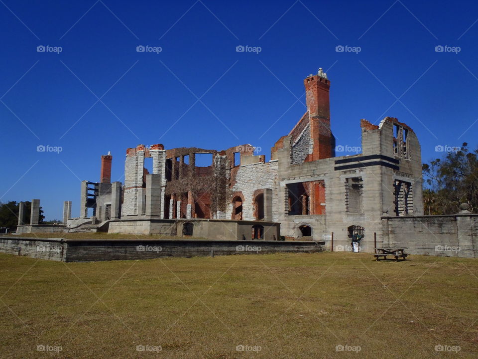 Ruins of Dungeness Mansion at Cumberland Island