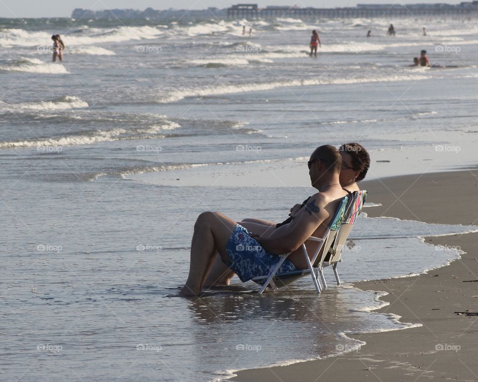 Relax summer vacation seashore ocean leisure 