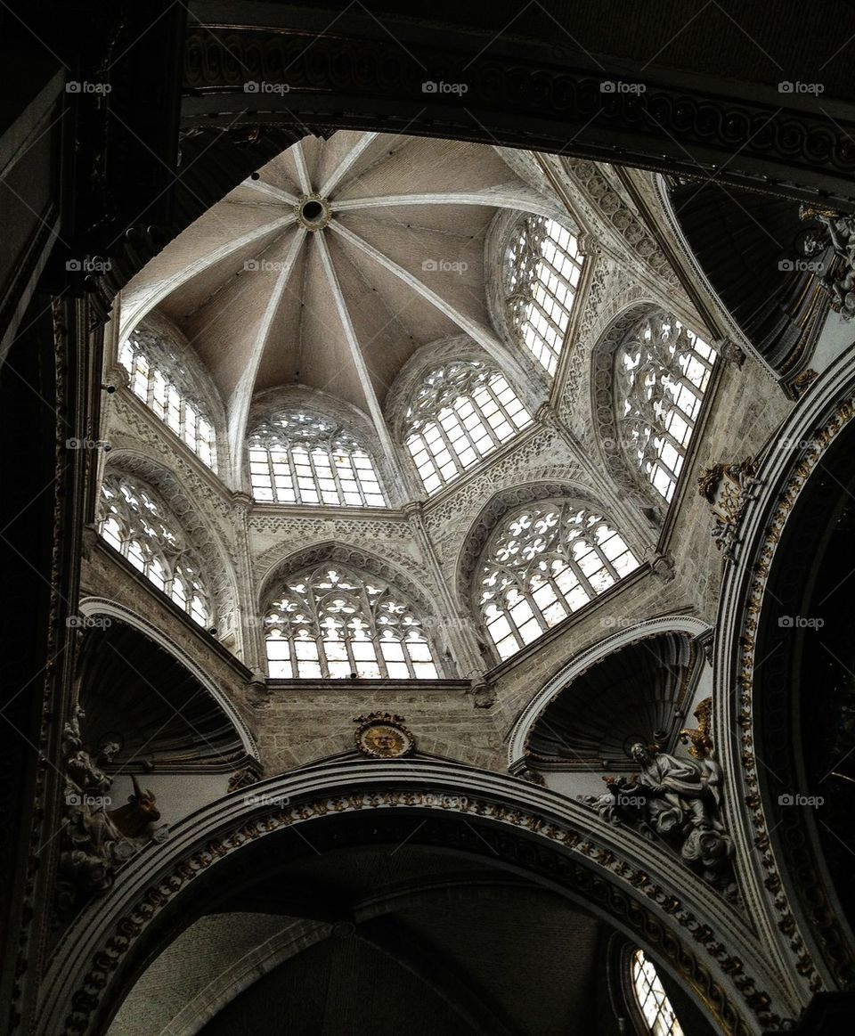 Low angle view of cathedral