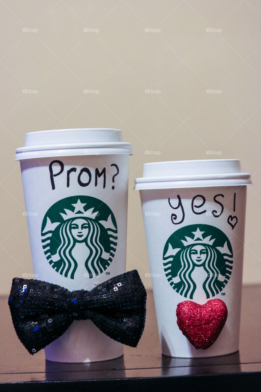 Starbucks prom Proposal.