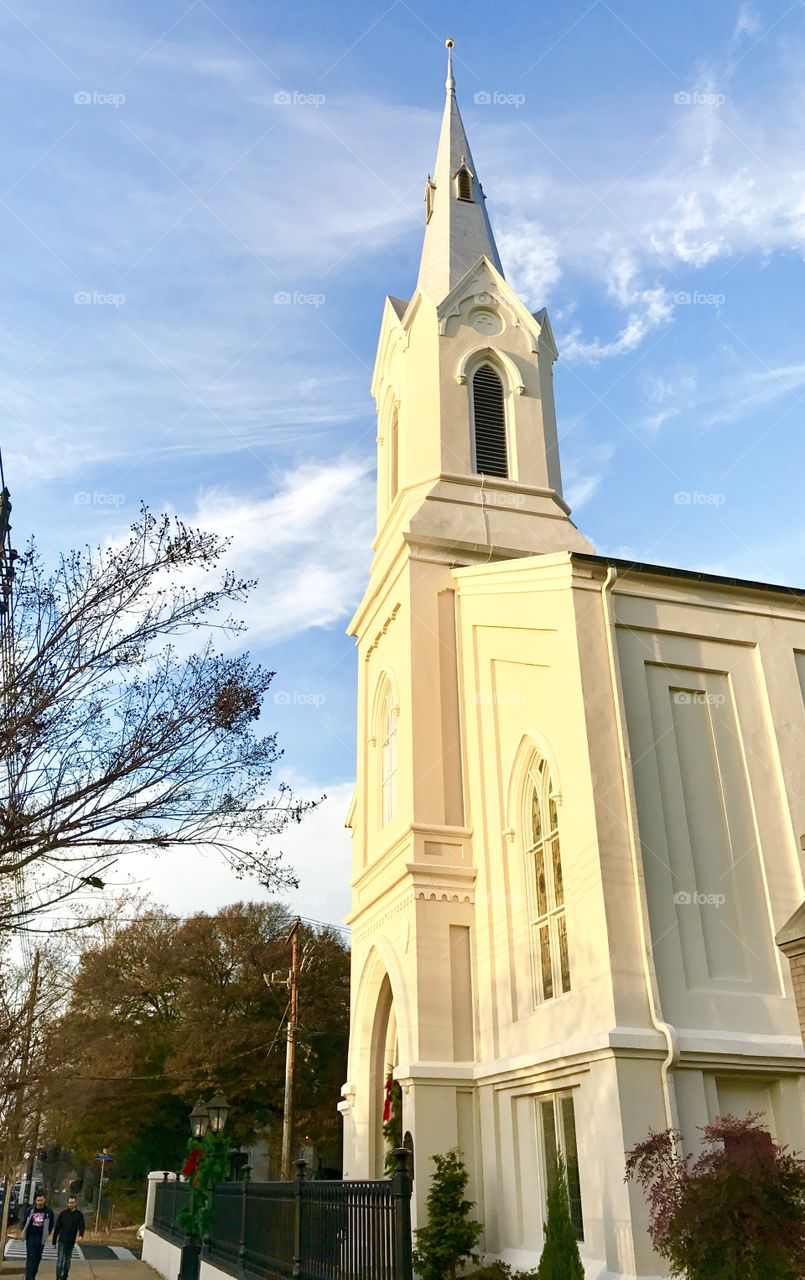 Side View Fredericksburg Baptist Church