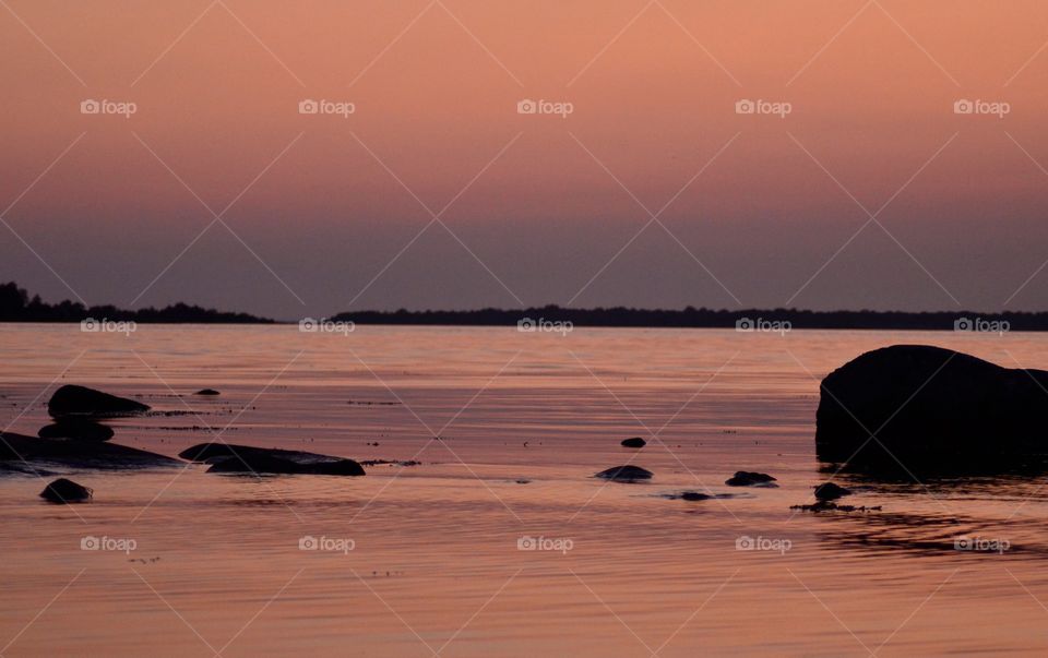 Idyllic sea at Sweden