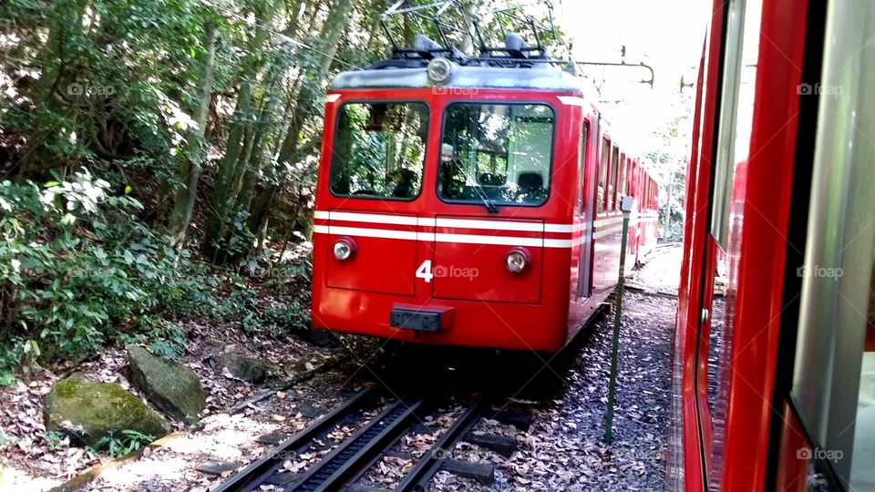 Train Corcovado mountain Rio