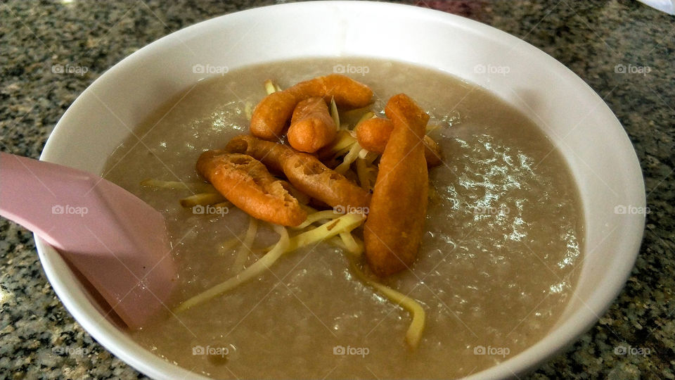 Thai Style Congee, it is good for breakfast
