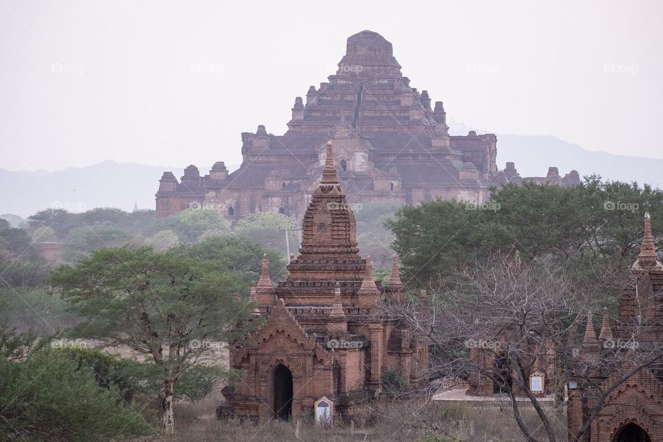 Bagan/Myanmar-The beautiful Pagoda field in Bagan always make tourists feel amazing.