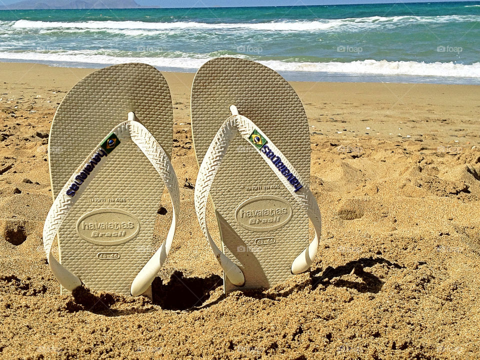 blue white summer shoes by varadero