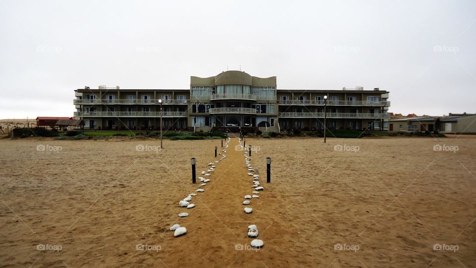 Architecture on the beach