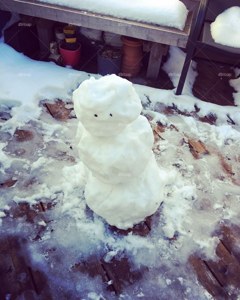 Toronto snowman 