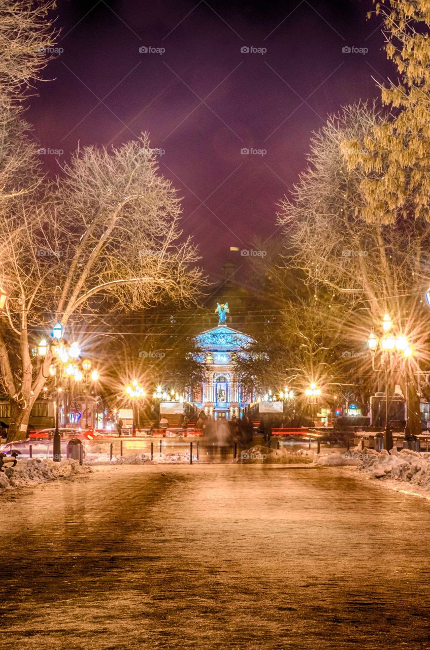 Lviv city architecture