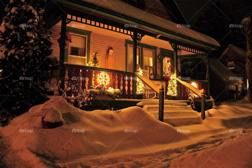 snow winter street city by somebeach