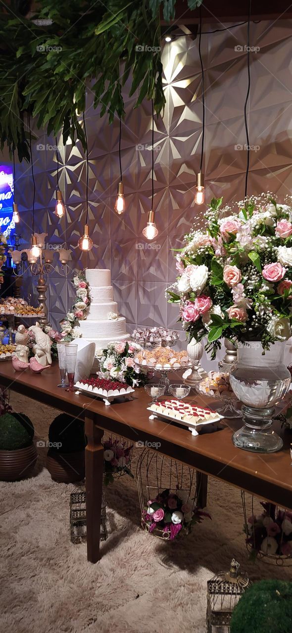 Decoração de casamento.