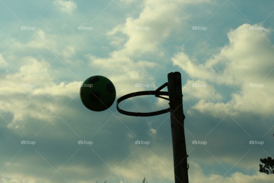 hoop, ball