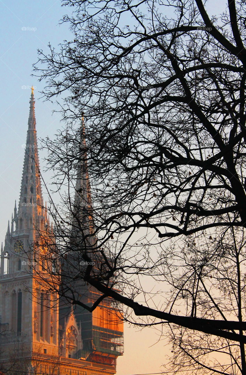 The view on the cathedral
