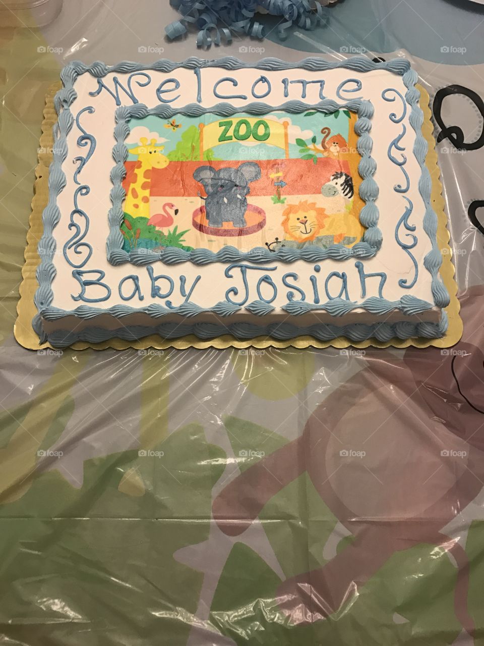 Baby shower cake 