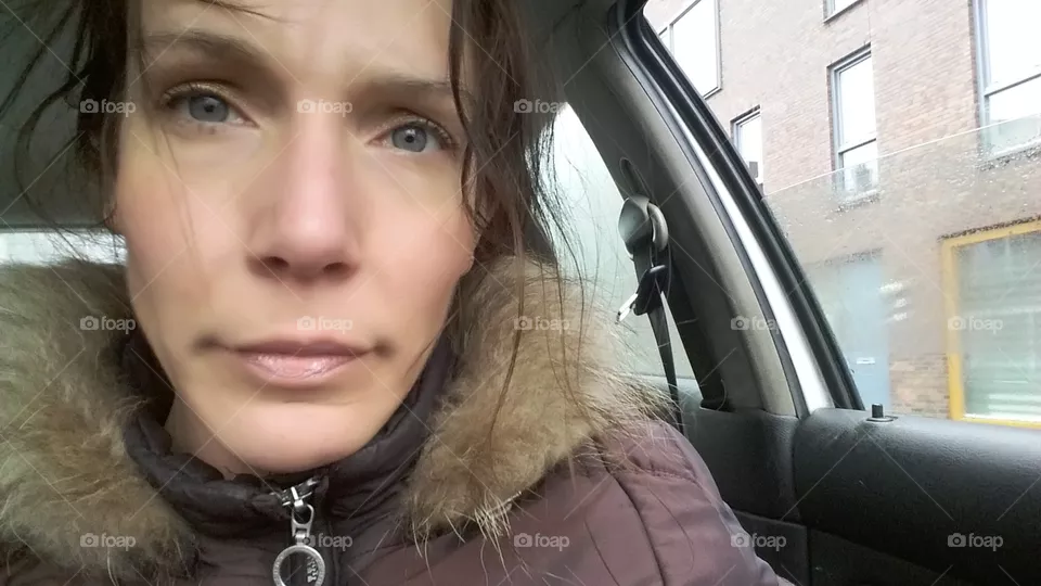 to sit in the car