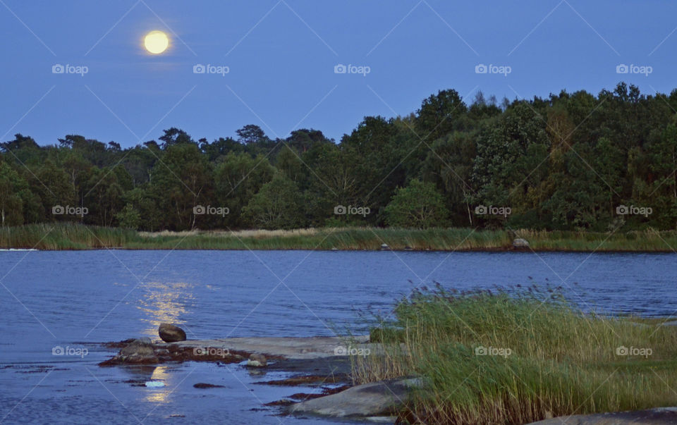 Torkö Moon. Ronneby Archipelago