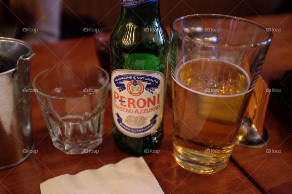 Peroni beer