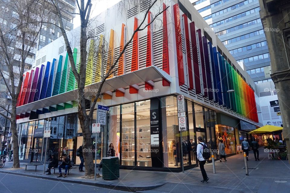 The Strand shopping mall in Melbourne, Australia 